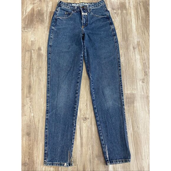 Vintage 90’s Girbaud High Waisted Jeans Tapered Leg Women’s Sz 5/6 - Picture 1 of 10